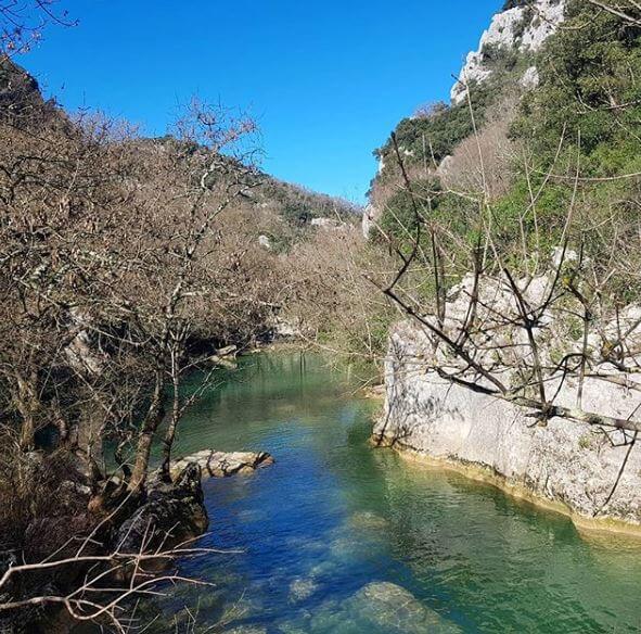 Urlaub und Wandern Südfrankreich - Eine tolle Landschaft Le Ravin des Arcs