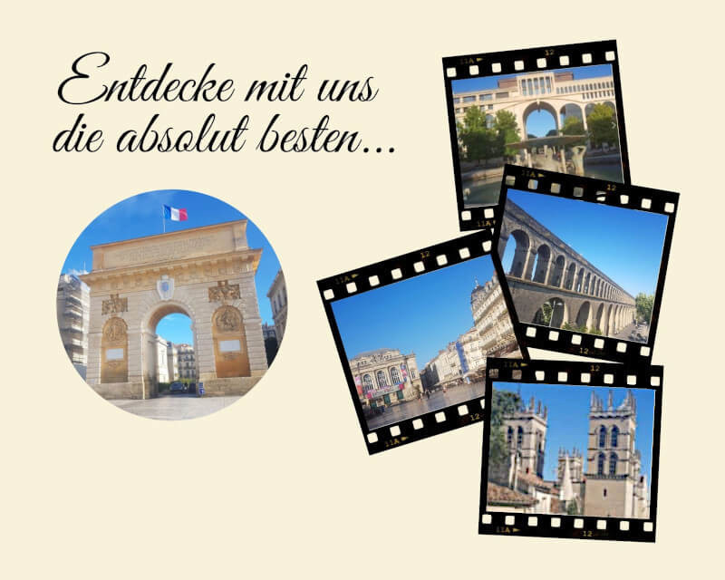 Postkarten Sehenswürdigkeiten Montpellier