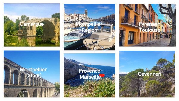 Sehenswürdigkeiten Südfrankreich - alle Regionen auf einen Blick