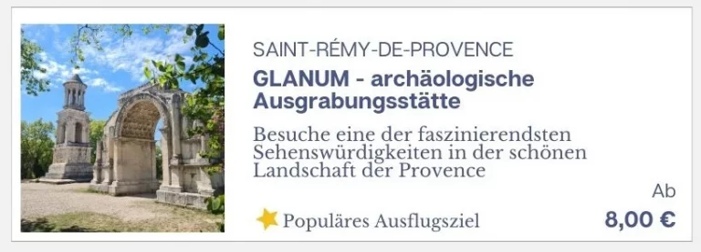 Glanum - archäologische Ausgrabungsstätte