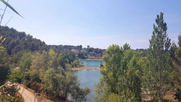Schöner Lac du Cre´s bei Montpellier