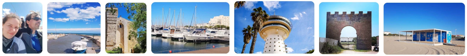 Unterwegs an den regionalen Stränden bei Montpellier