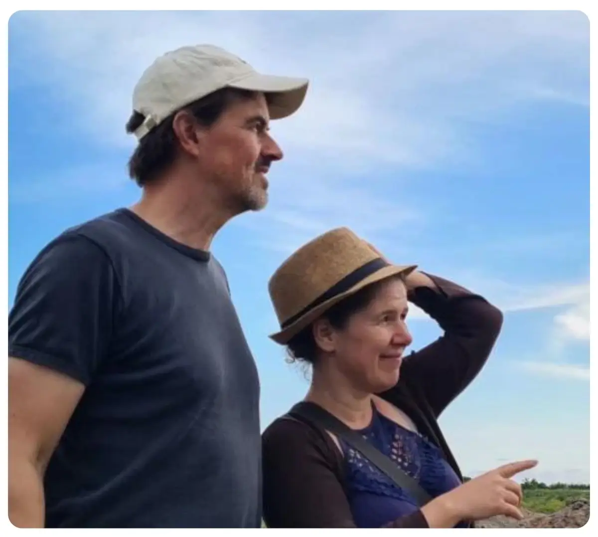 Nicole und Mika bei einer Safari in der Camargue