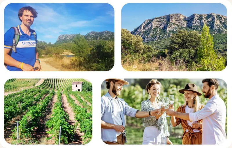 Schöne Food- und Weintour zum Pic Saint Loup bei MOntpellier
