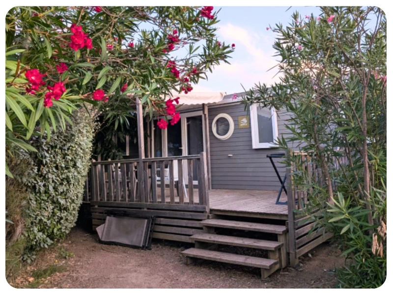 Gemütliches Mobilhome im Grünen – Camping Sandaya Tamaris in Frontignan