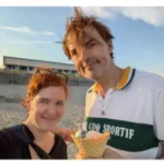 Campingurlaub Languedoc - unterwegs am Strand in Frontignan mit Eis