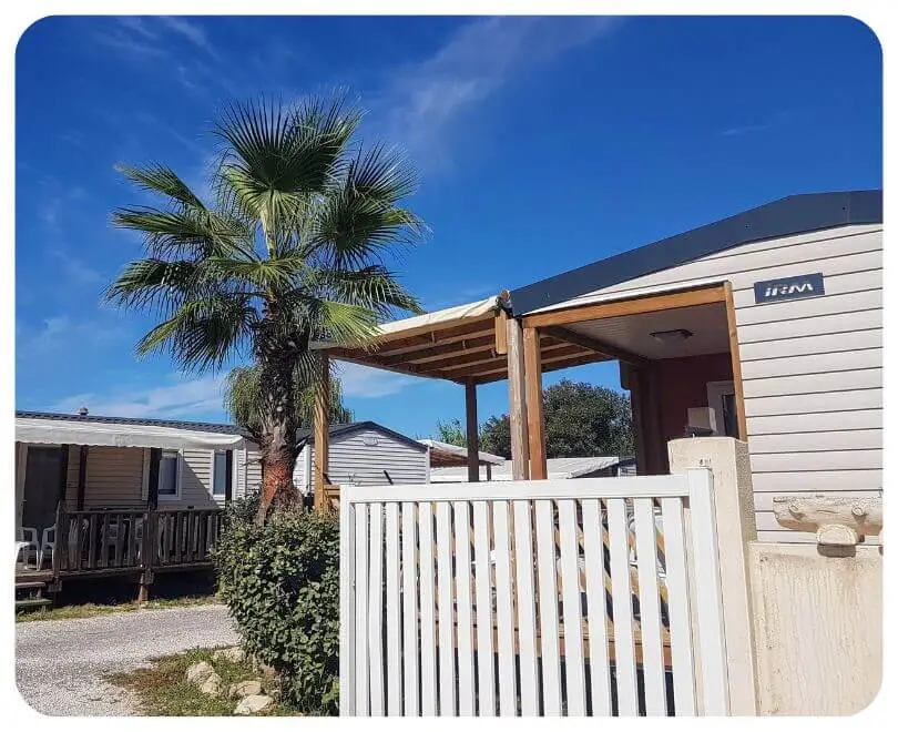 Mobilheim auf dem Campingplatz Horizon Bar in Frontignan