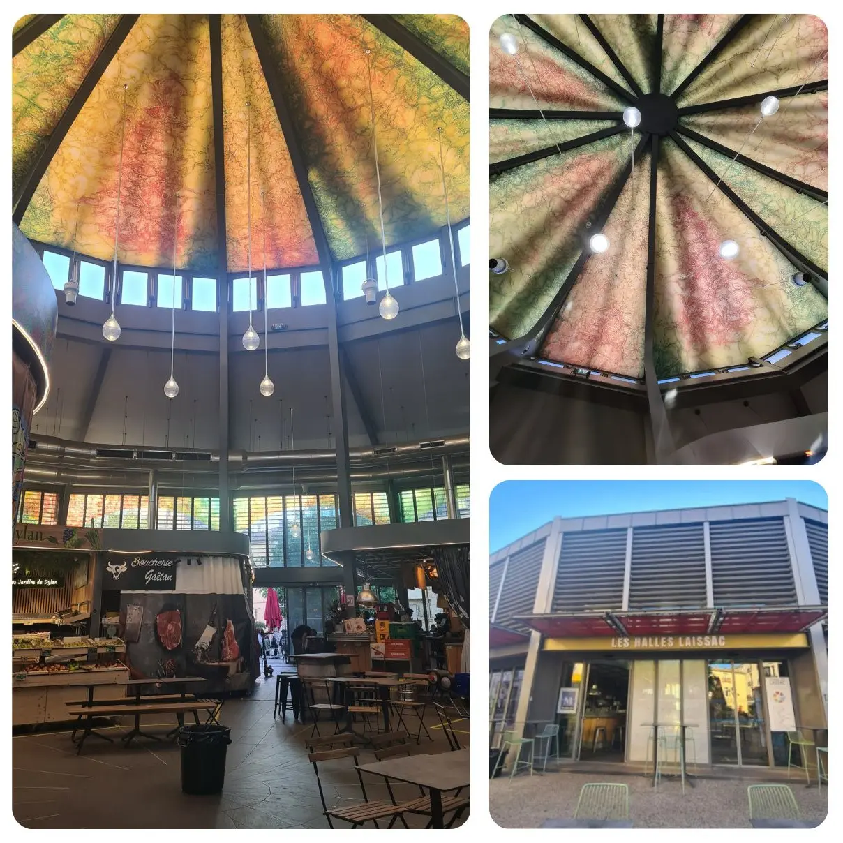 Der Eingangsbereich der Halles Laissac in Montpellier.