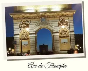Tourenguide Montpellier Sehenswürdigkeiten der Arc de Triomphe