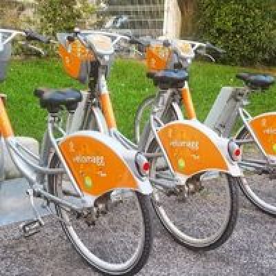 Montpellier Strand TAM Fahrräder